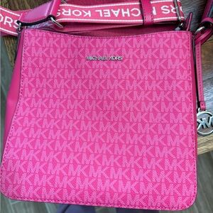 Michael Kors Fuchsia Crossbody Bag
